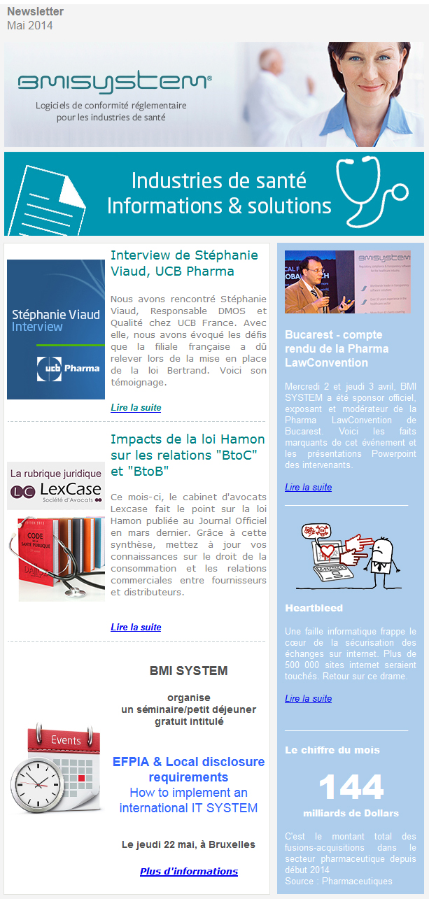 Newsletter FR Mai 2014